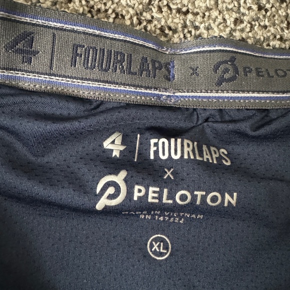 Fourlaps x Peloton - 5in Lined Shorts - Men's XL - Blue - Picture 4 of 8